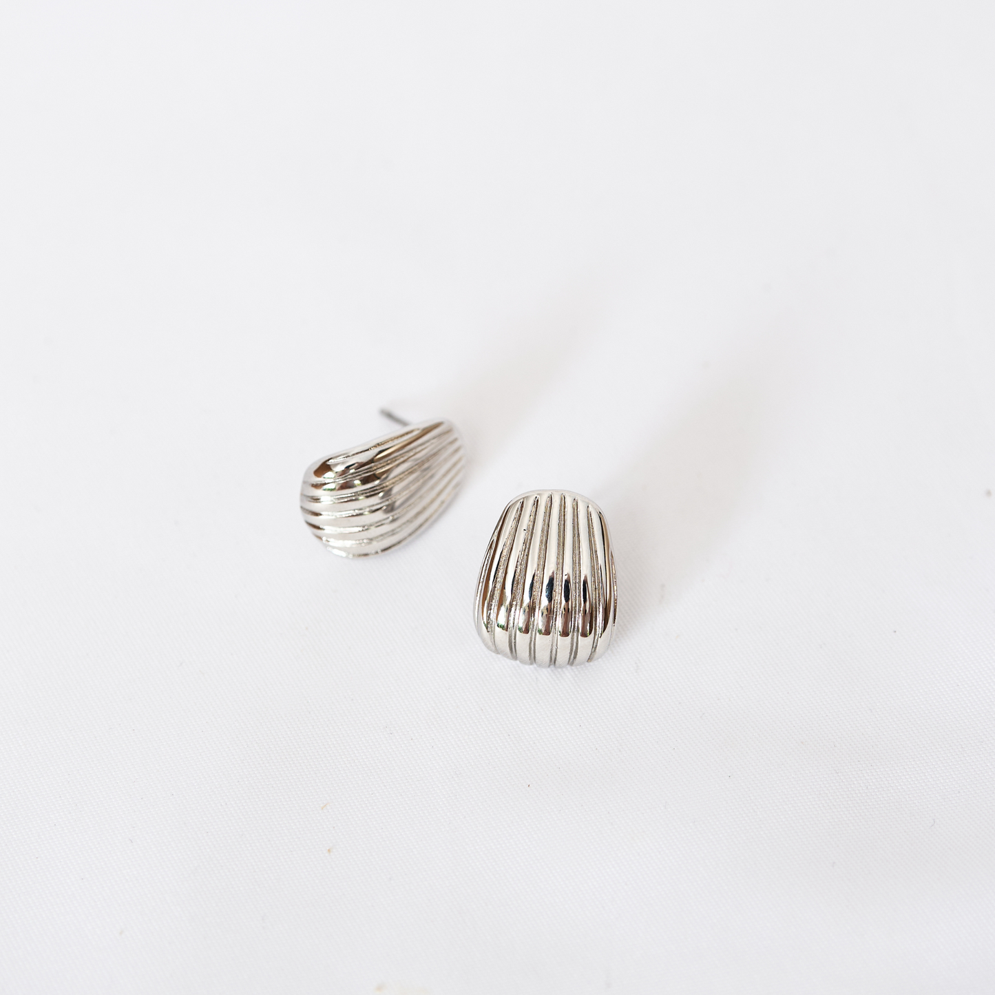 Baby Shell Earrings Silver