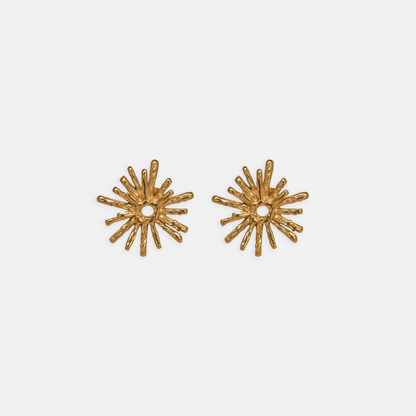 Small Starburst Studs Gold