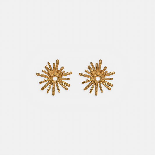 Small Starburst Studs Gold